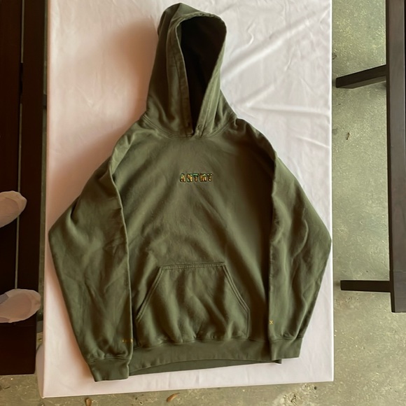 Green Men’s Hoodie - Picture 1 of 6